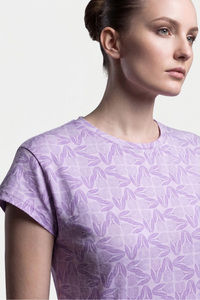 Sweet Dreams Printed Short Nightdress - Cosmic Purple — thumbnail 4